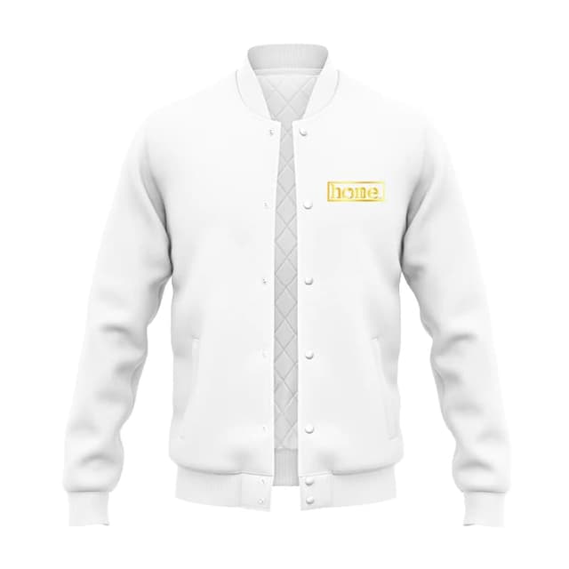 College Jacket - White